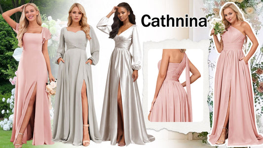 Subtle Radiance: The Enduring Charm of Ivory and Blushing Pink Bridesmaid Dresses
