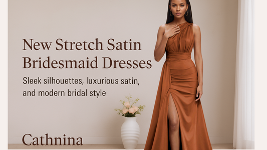 2025 New Stretch Satin Bridesmaid Dresses