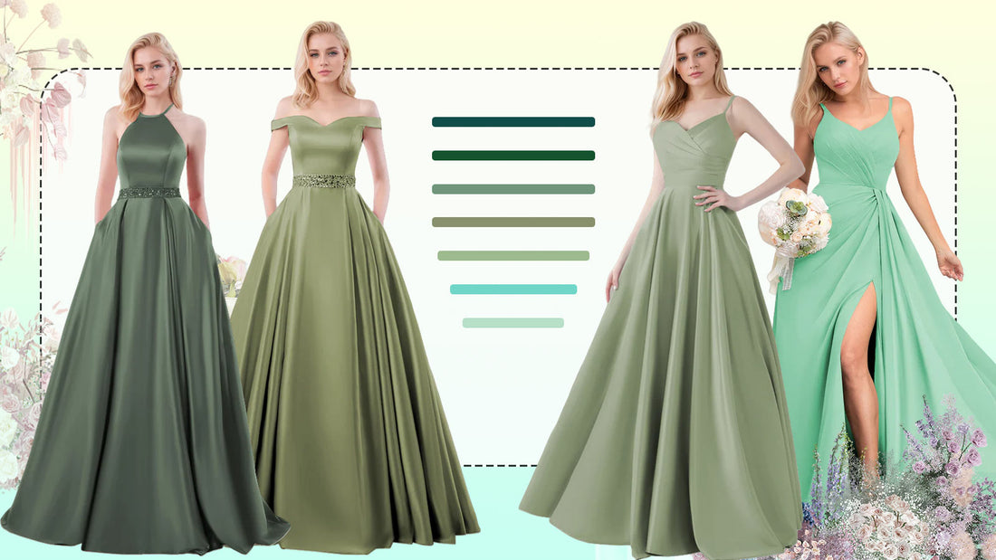 Green Bridesmaid Dresses for 2025 Weddings