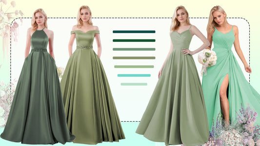 Green Bridesmaid Dresses for 2025 Weddings