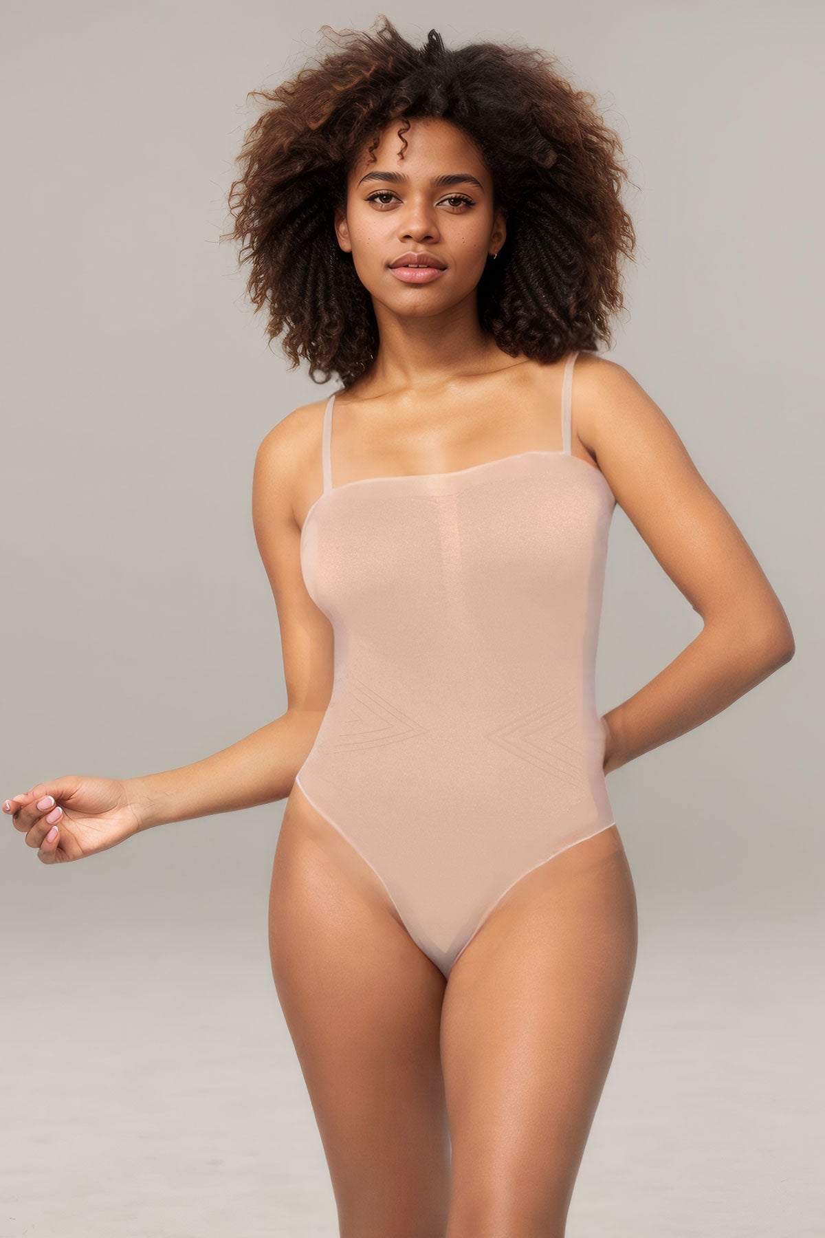 One Piece Strapless Tummy Control Shapewear Bodysuit