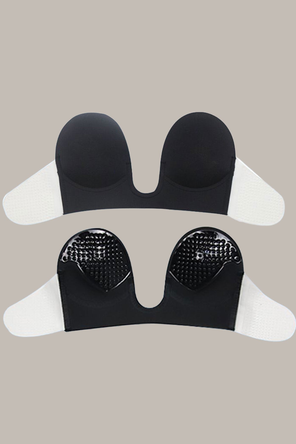 Bridal/Female Reusable Sticky Backless U-Shaped Invisible Bra