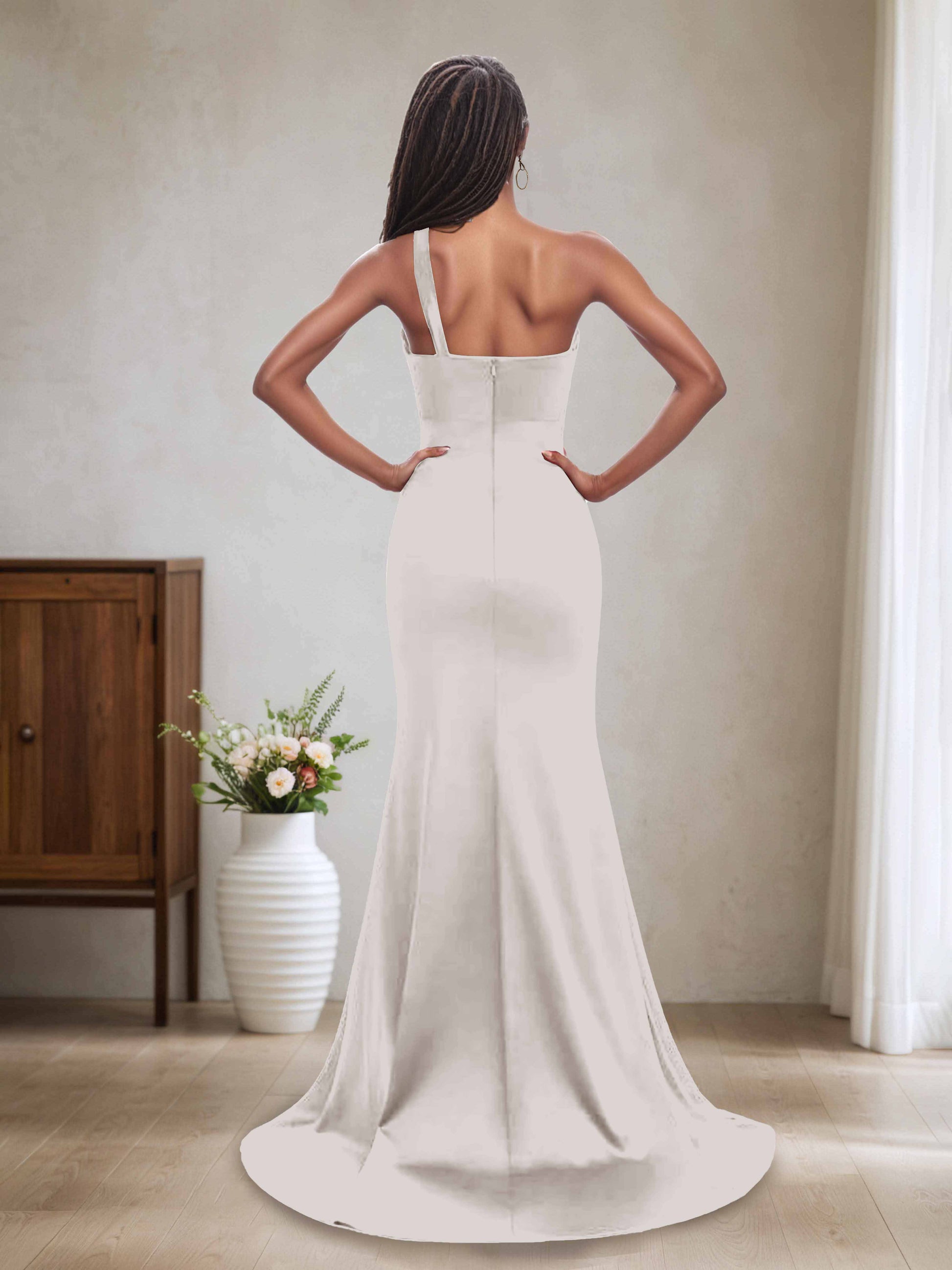 carla bridesmaid dress Carla Pia Gladys Perey Peach Fuzz / 4