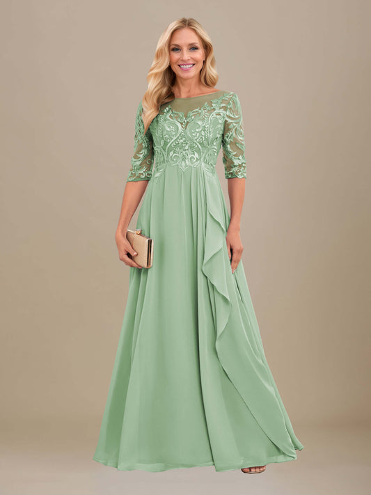Custom Dusty Sage Mother of the Bride Dresses with Free Shipping Cathnina Custom Dusty Sage Mother of the Bride Dresses with Free Shipping Cathnina