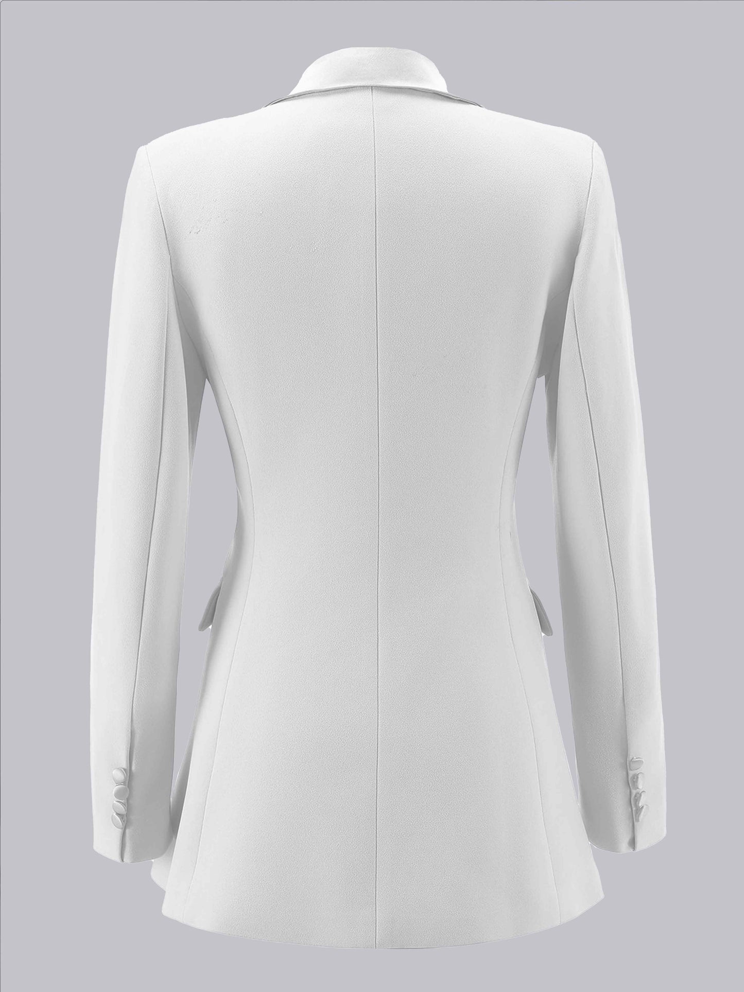 Classic Notch Lapel Double Breasted Women's Formal Blazer