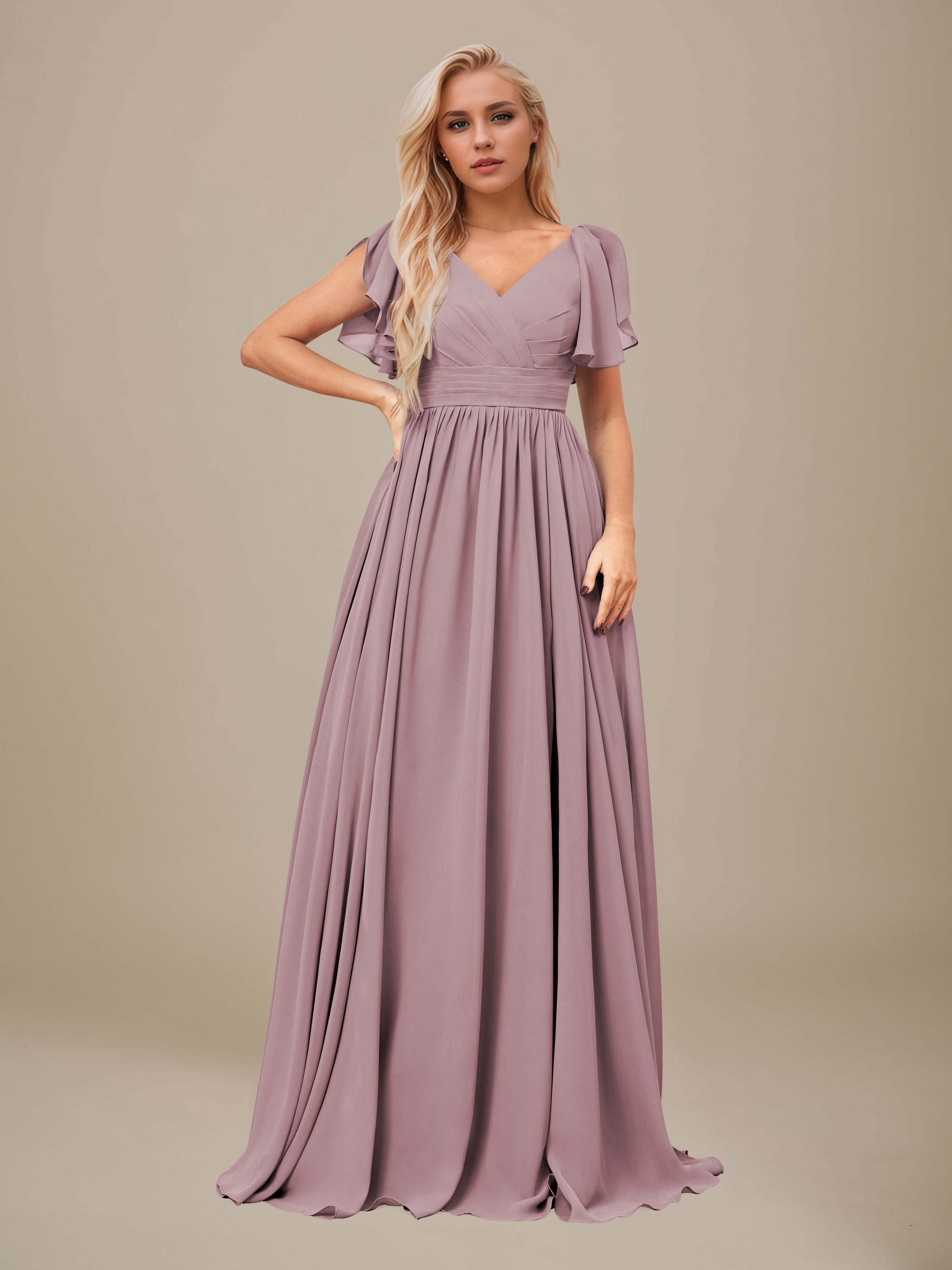 modest short bridesmaid dresses Short Lavender Lace and Tulle Illusion Bridesmaid Dress