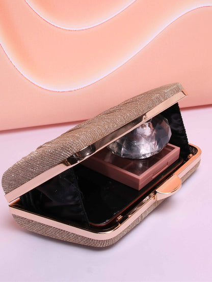 Dazzling Pleated Square Clutches & Evening Bags
