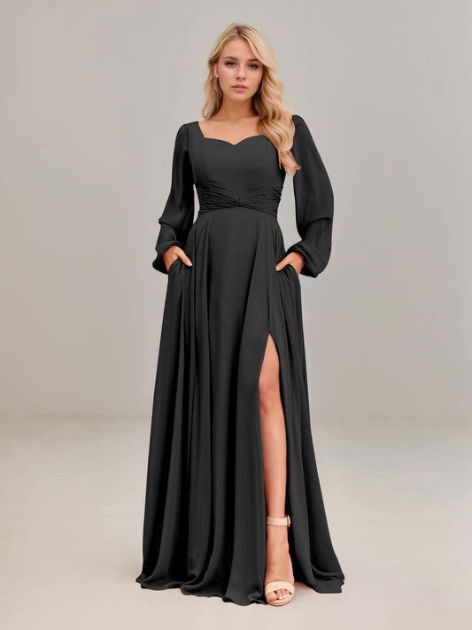 Black Bridesmaid Dresses Classic Styles, Modern Elegance | Cathnina Black Bridesmaid Dresses Classic Styles, Modern Elegance | Cathnina