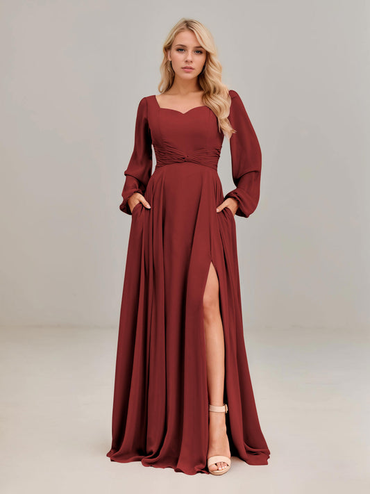 Cathnina Beautiful Burgundy Bridesmaid Dresses for a Classic Wedding Cathnina Beautiful Burgundy Bridesmaid Dresses for a Classic Wedding
