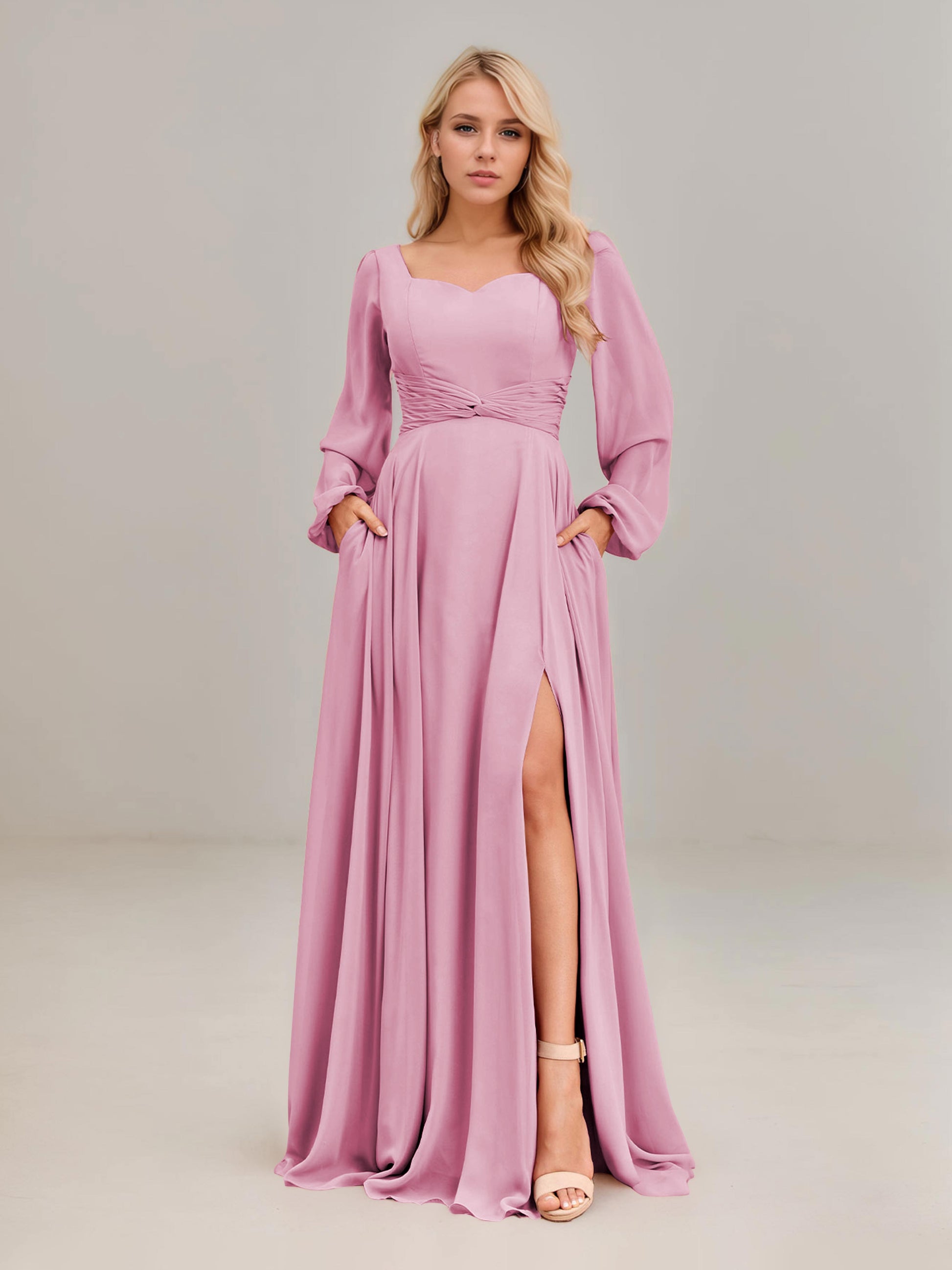 decent bridesmaid dresses with sleeves Bateau Short Sleeve A-line/Princess Tulle Long/Floor-Length Bridesmaid Dress With Lace - Bridesmaid Dresses