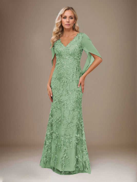 Custom Dusty Sage Mother of the Bride Dresses with Free Shipping Cathnina Custom Dusty Sage Mother of the Bride Dresses with Free Shipping Cathnina