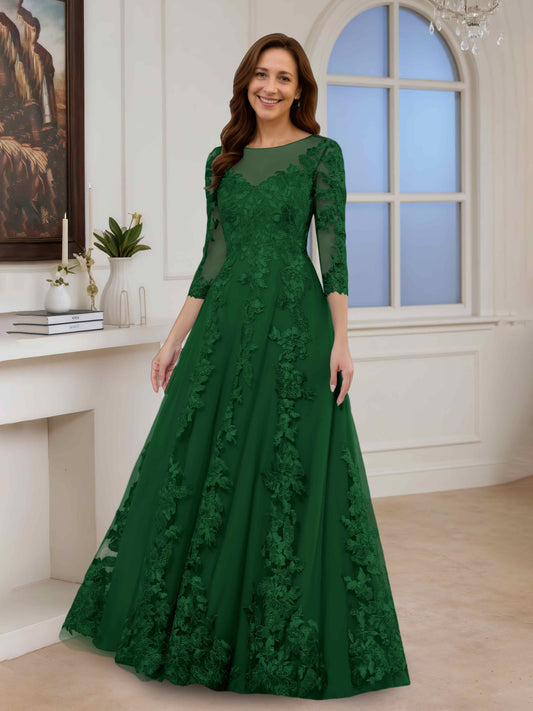 Beautiful Emerald Green Mother of the Bride Dresses - Customizable Cathnina Beautiful Emerald Green Mother of the Bride Dresses - Customizable Cathnina