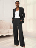 Enchanting Peak Lapel Single-Breasted Women's 2 Pieces Suits