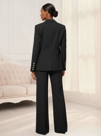 Enchanting Peak Lapel Single-Breasted Women's 2 Pieces Suits