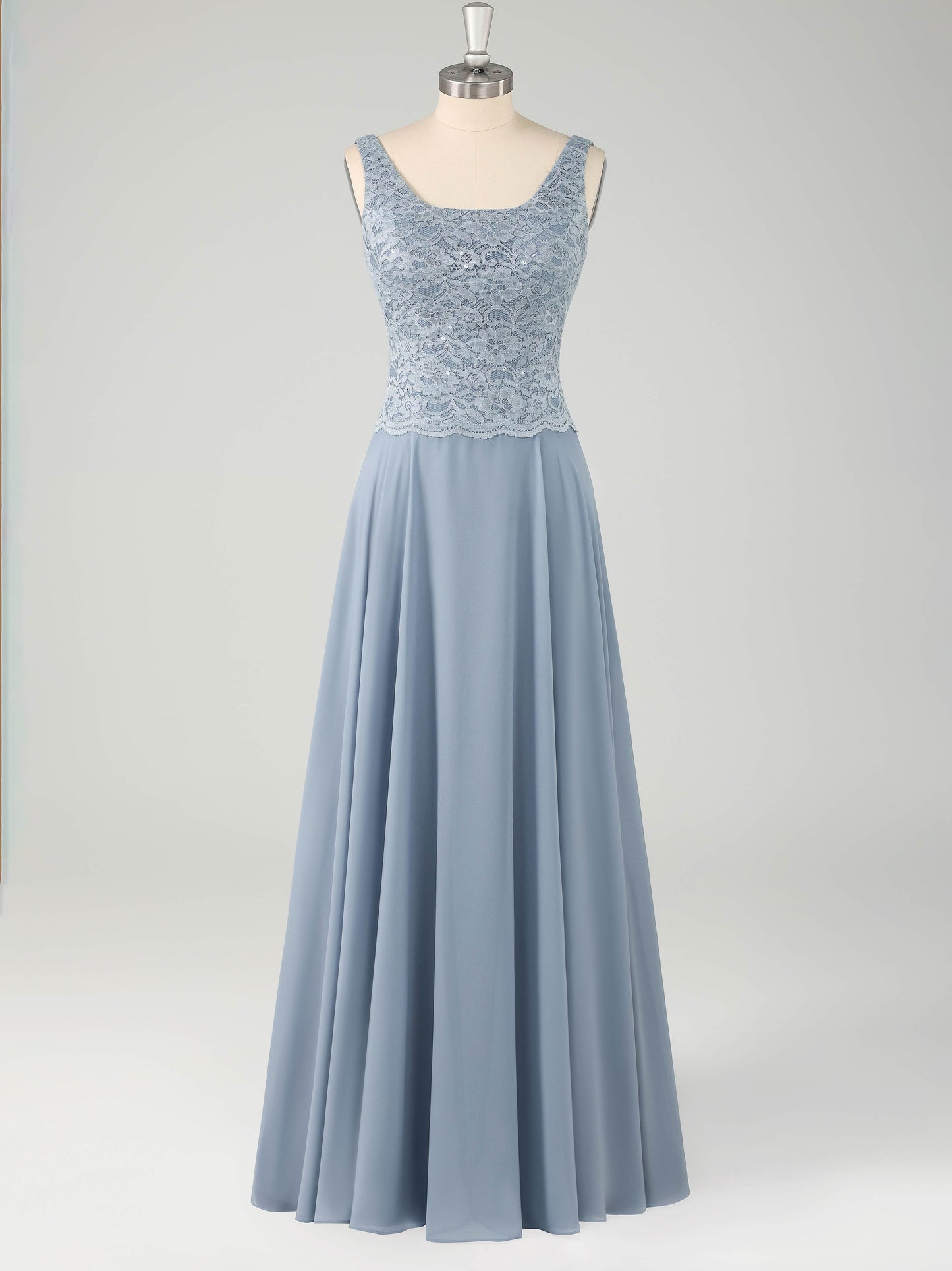 Evania Enchanting A-Line 2-Piece Appliques Lace Chiffon Mother of the Bride Dresses