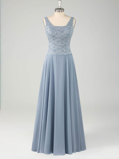 Evania Enchanting A-Line 2-Piece Appliques Lace Chiffon Mother of the Bride Dresses