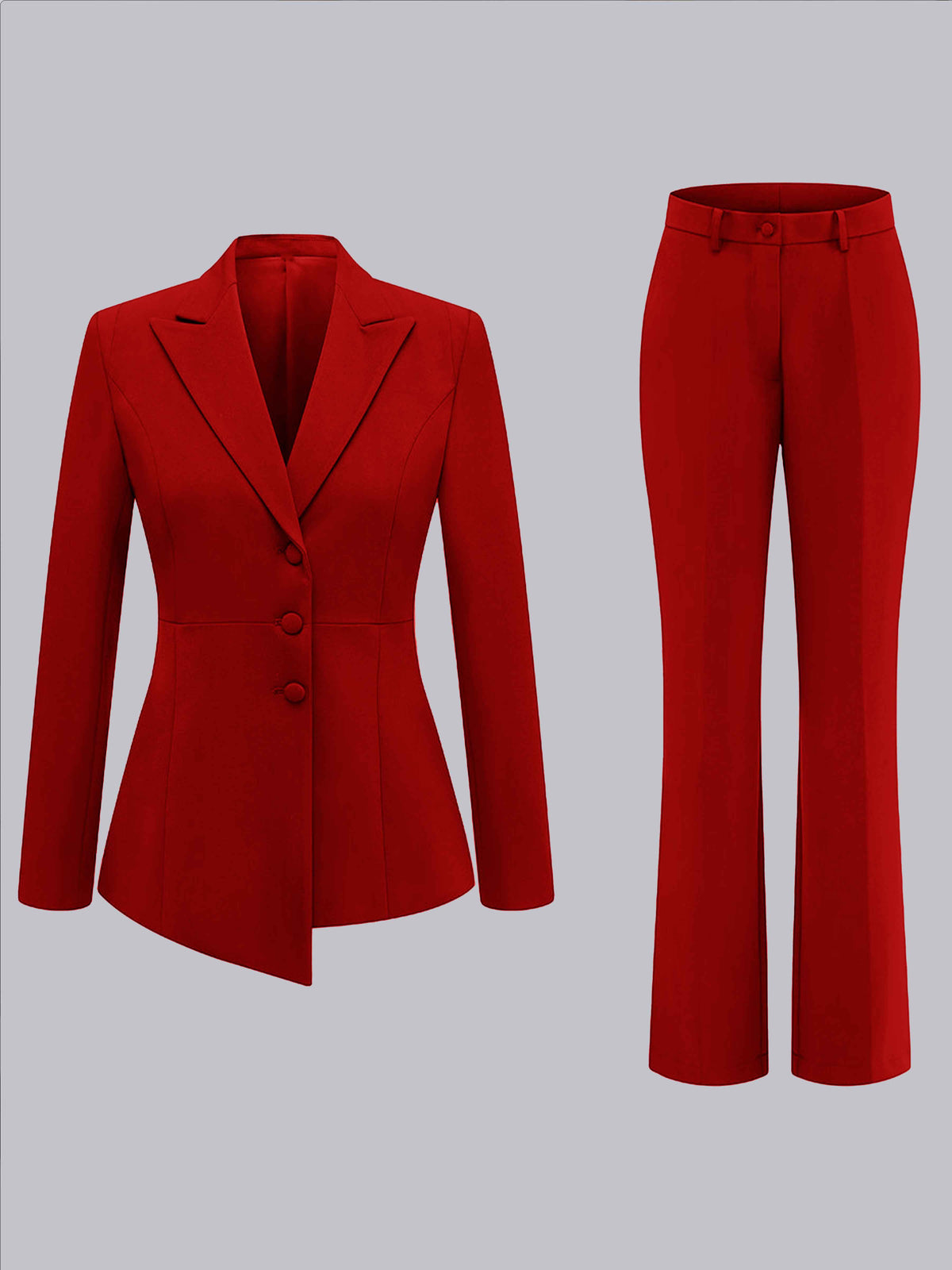 Fashion Single-Breasted 3-Buttons Women's 2 Pieces Suits