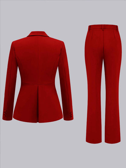 Fashion Single-Breasted 3-Buttons Women's 2 Pieces Suits