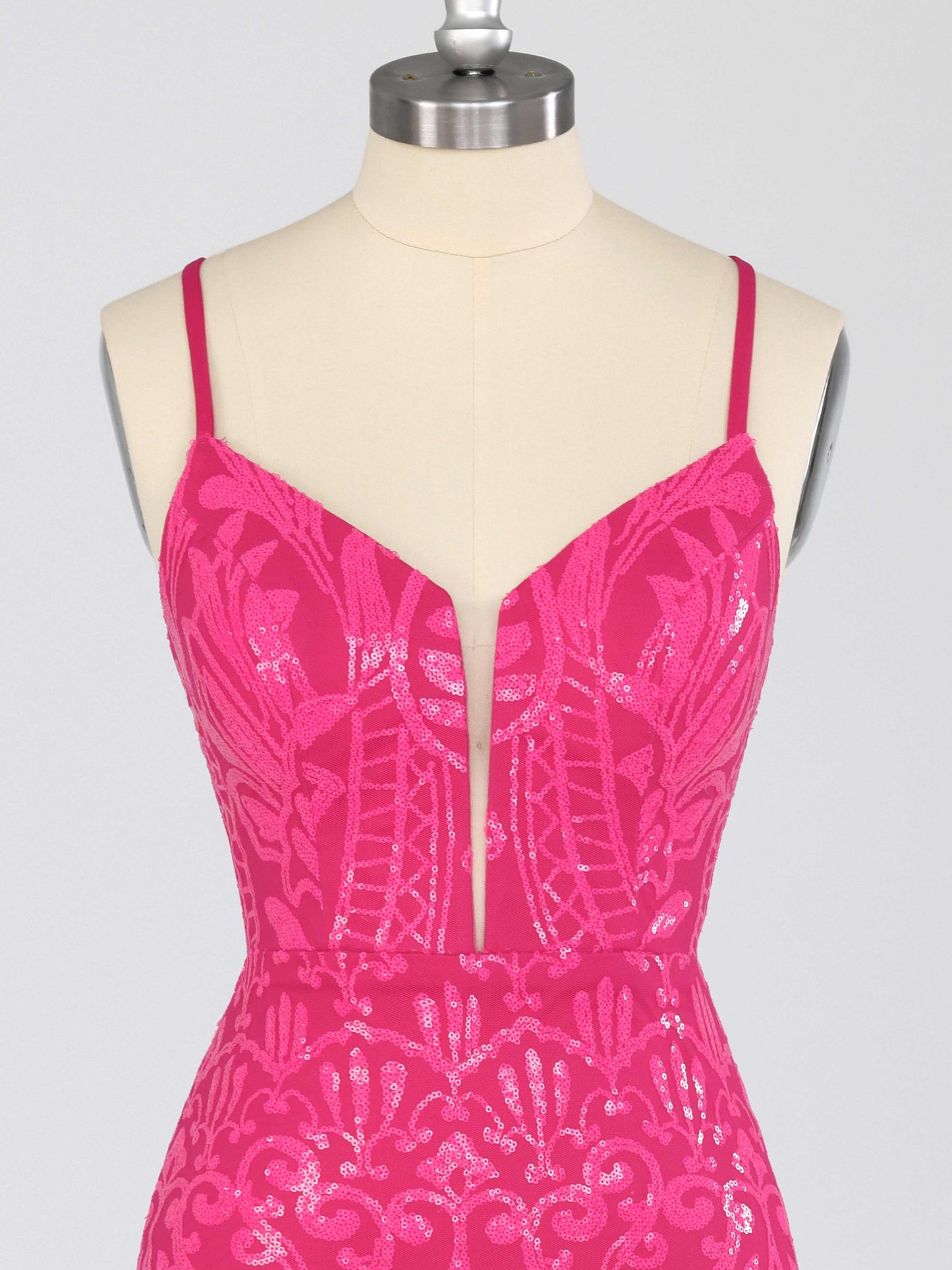 Helyra Spaghetti Strap V-neck Mini Homecoming Dress with Lace Up