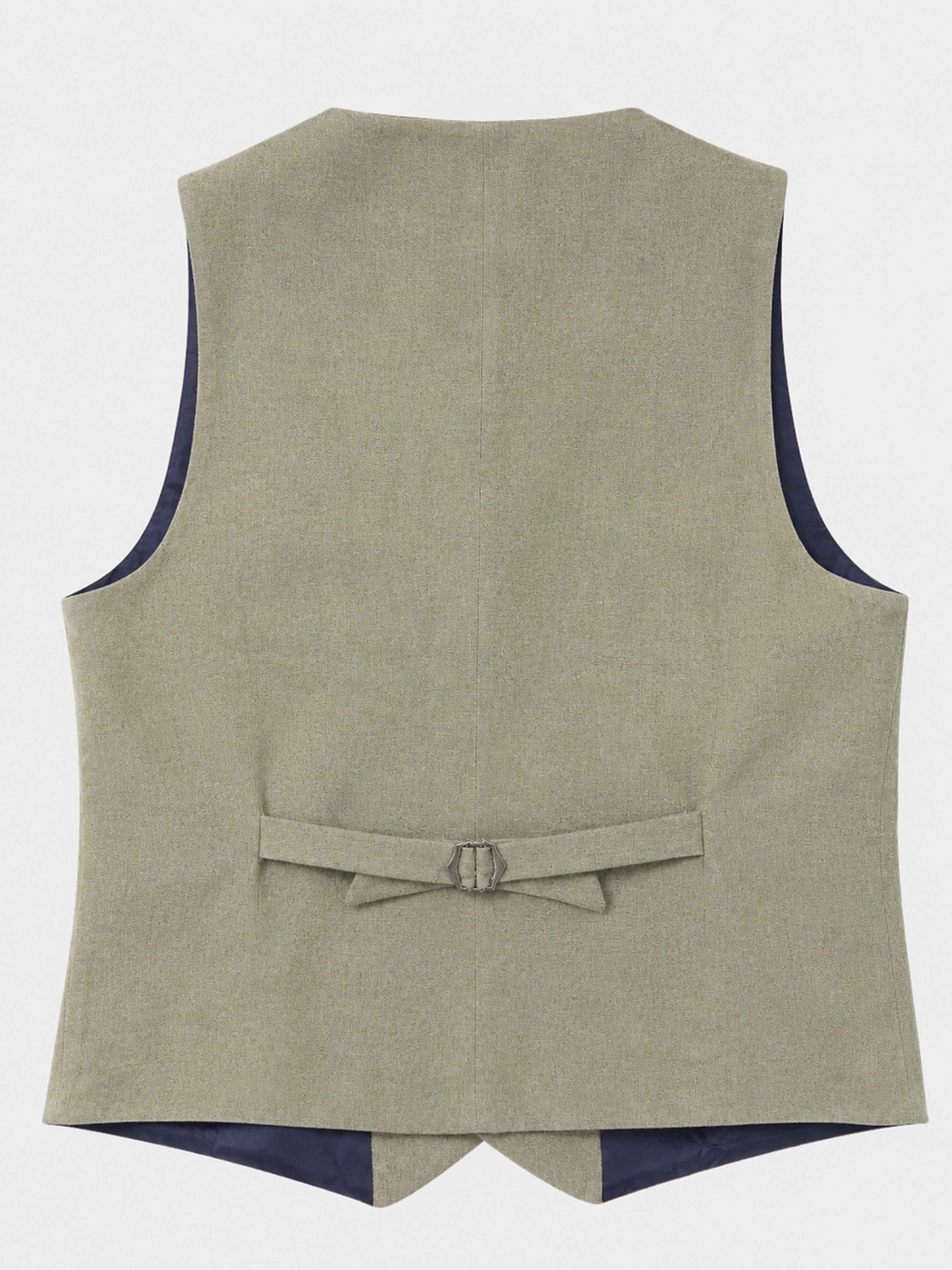 Men's Linen Vest & Pants Set For Summer Wedding & Vacation