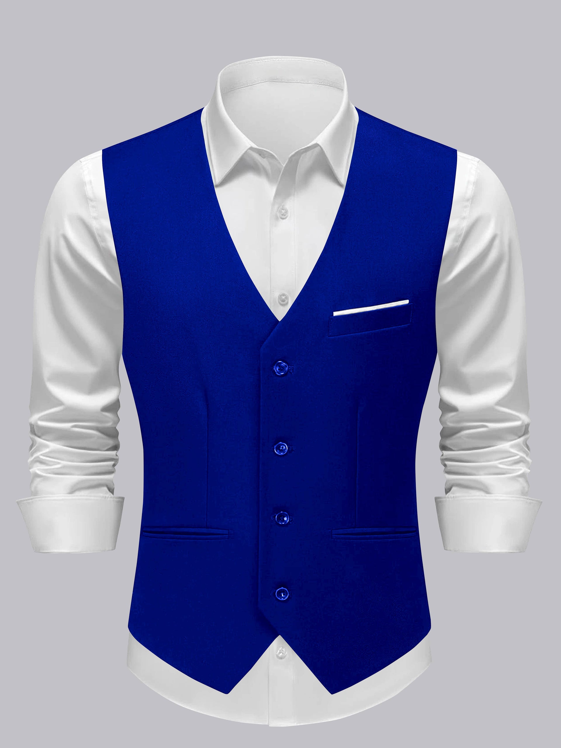Men's Single Breasted V-Neck Formal Suit Vest – Cathnina