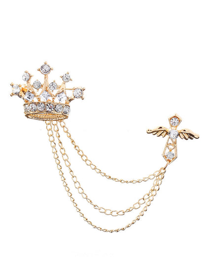 Modern Gold Men's Brooches & Lapel Pins