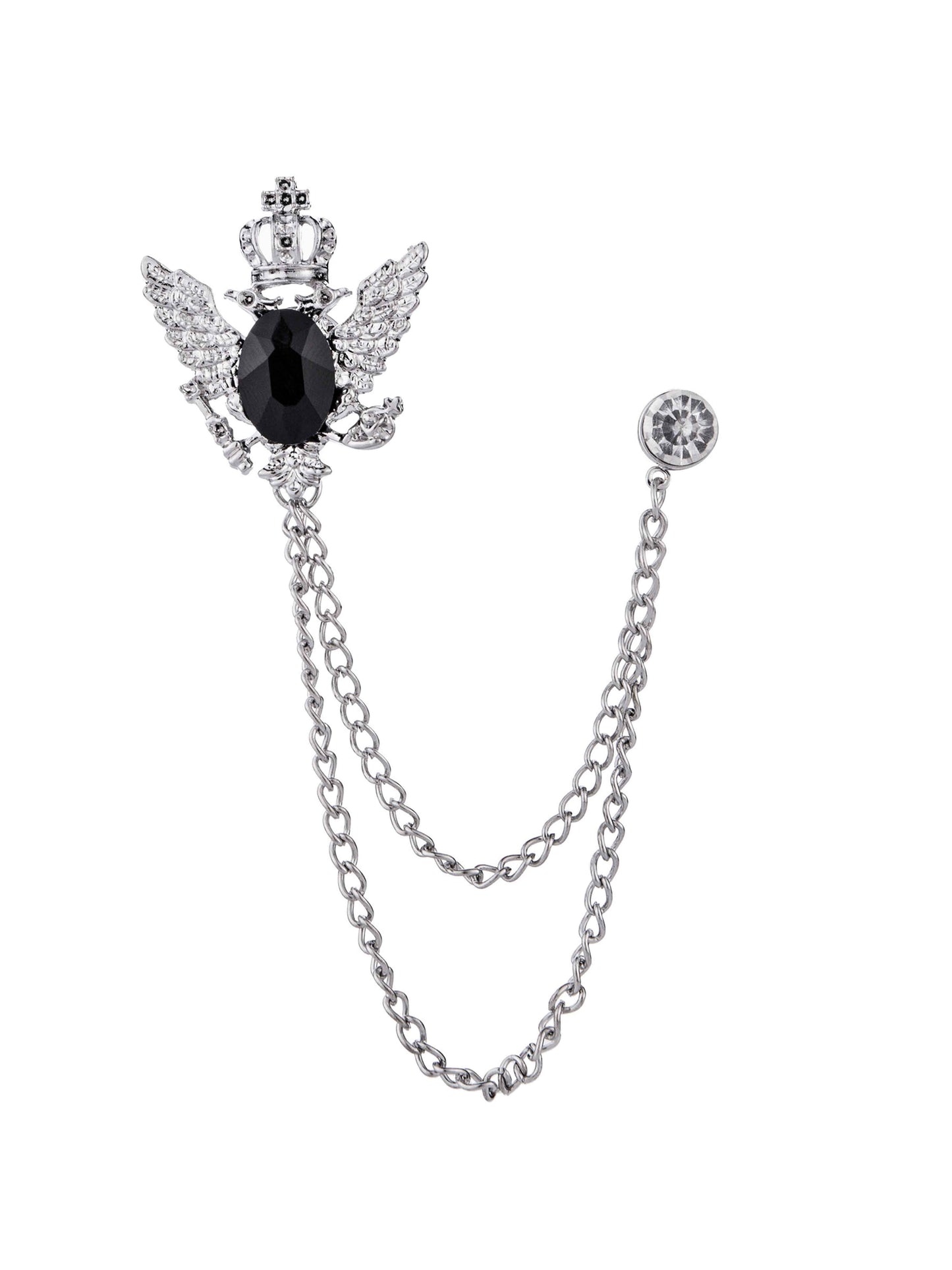 Modern Sliver Men's Brooches & Lapel Pins