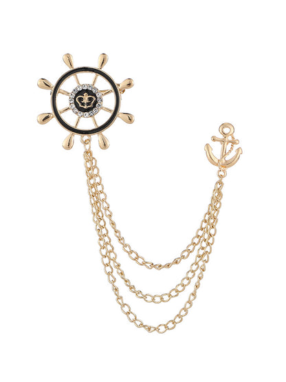 Modern Gold Men's Brooches & Lapel Pins