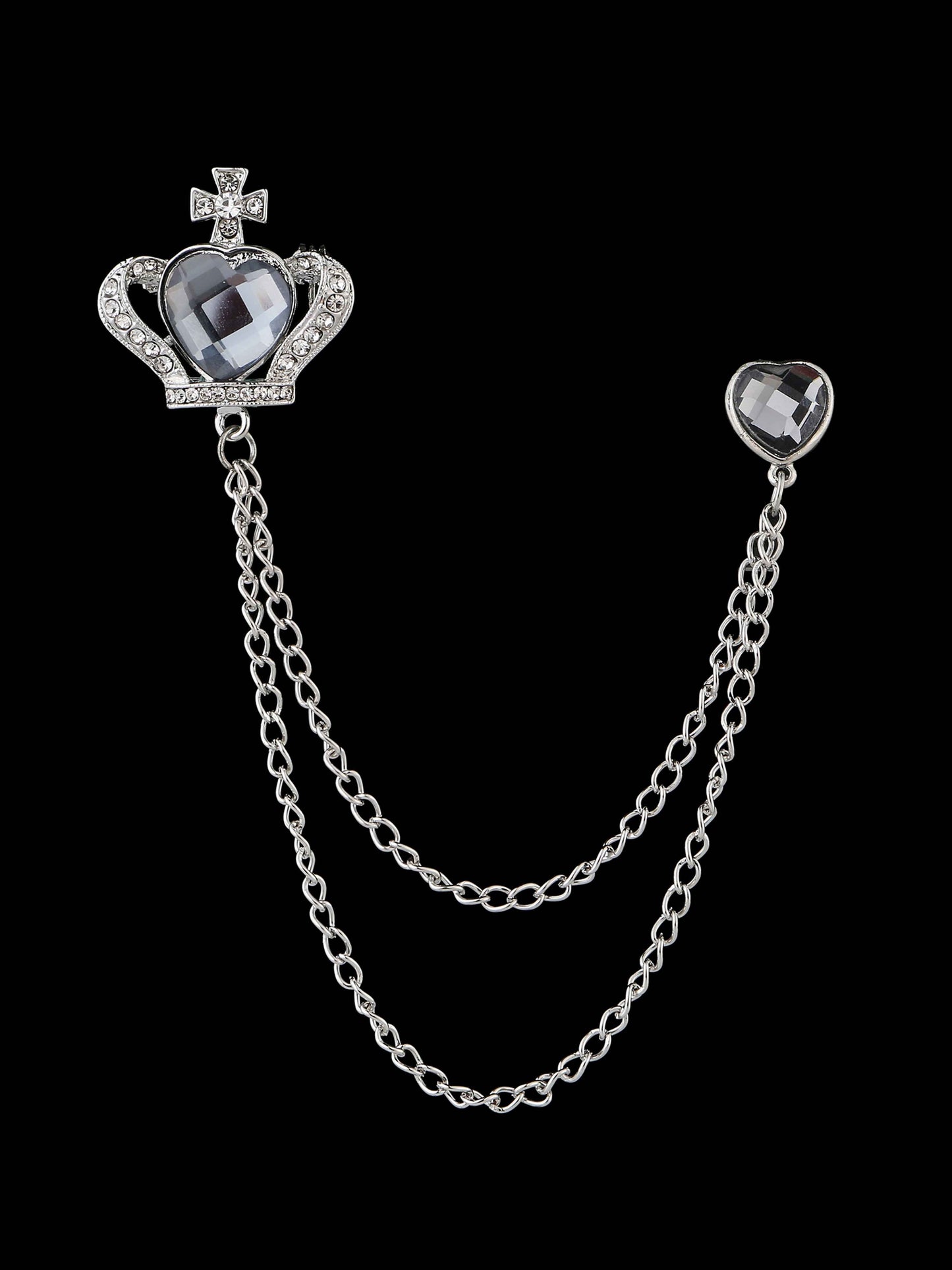 Modern Sliver Men's Brooches & Lapel Pins