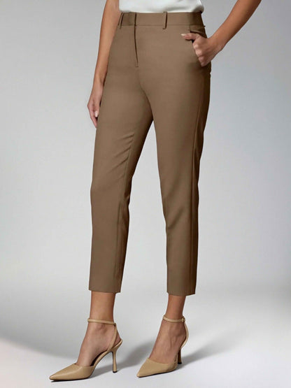 Notch Lapel Two Buttons Women's 2 Pieces Blazer and Pants Suit Set