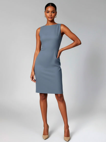 Refined Women's Business Knee Length Suit Dress