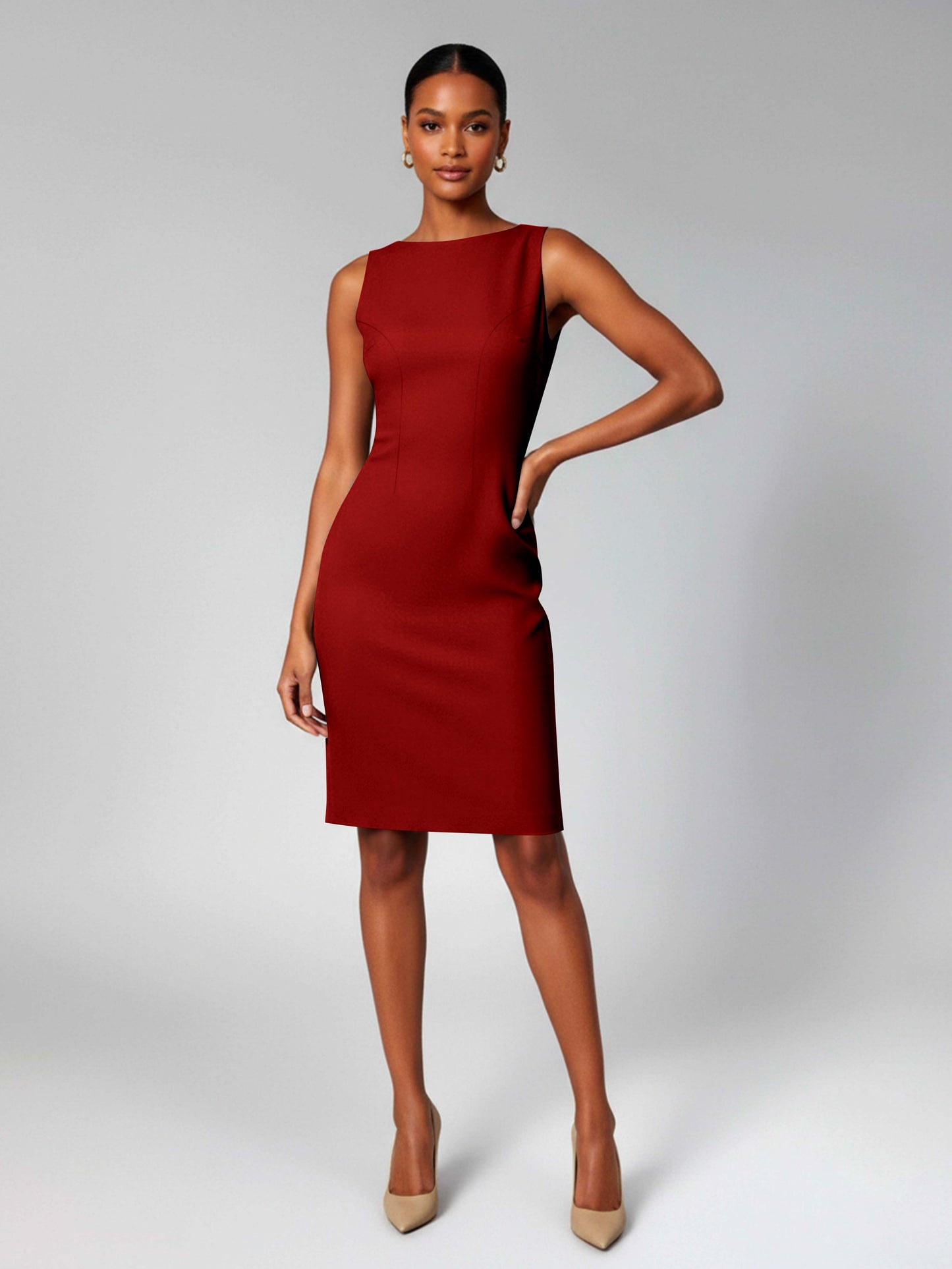 Refined Women's Business Knee Length Suit Dress – Cathnina