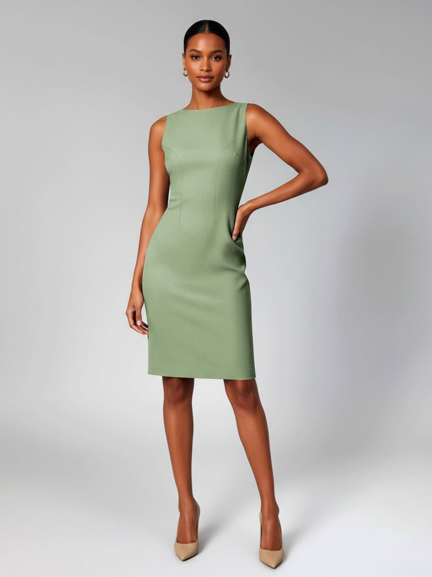 Refined Women's Business Knee Length Suit Dress – Cathnina