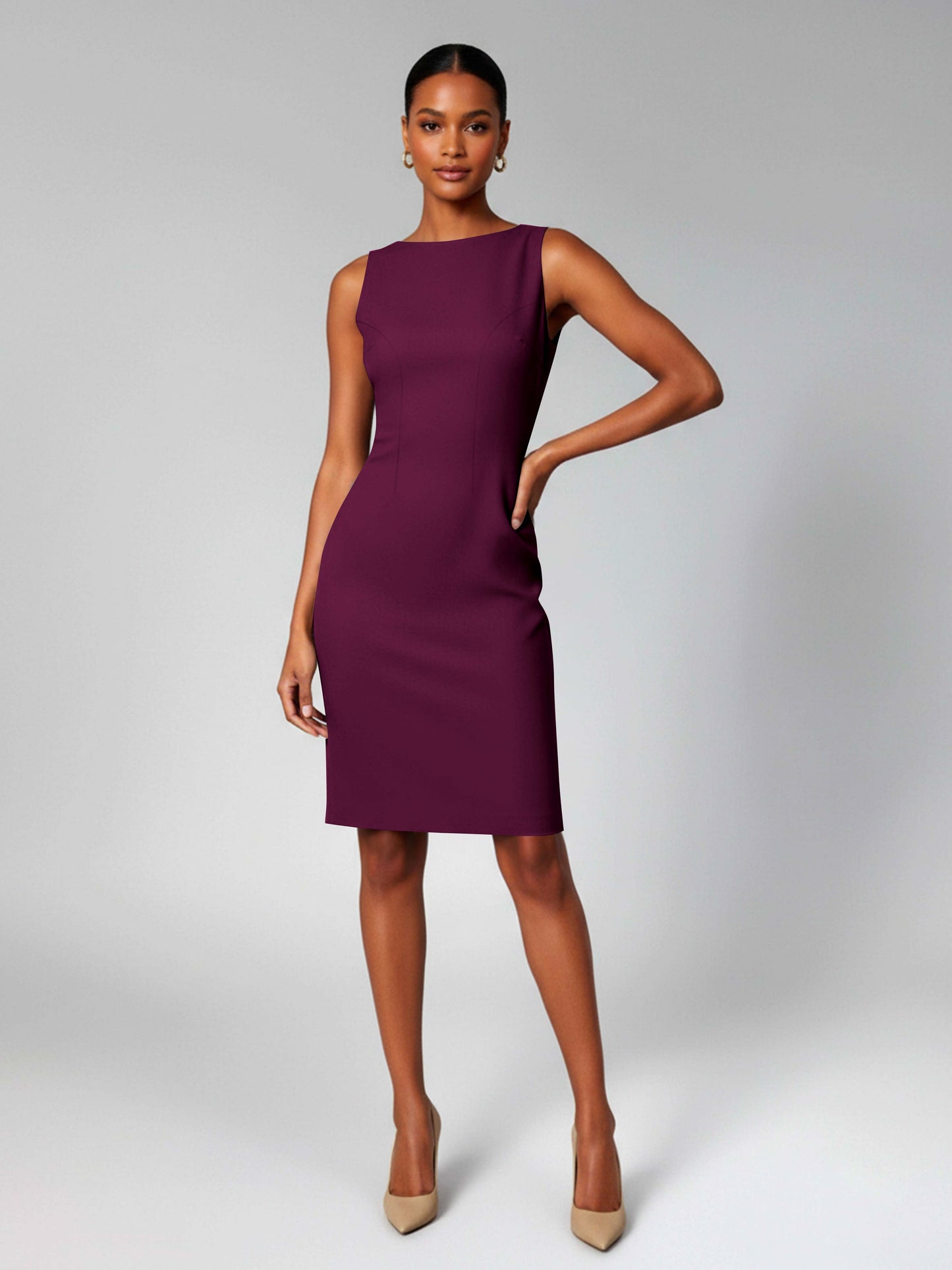 Refined Women's Business Knee Length Suit Dress – Cathnina