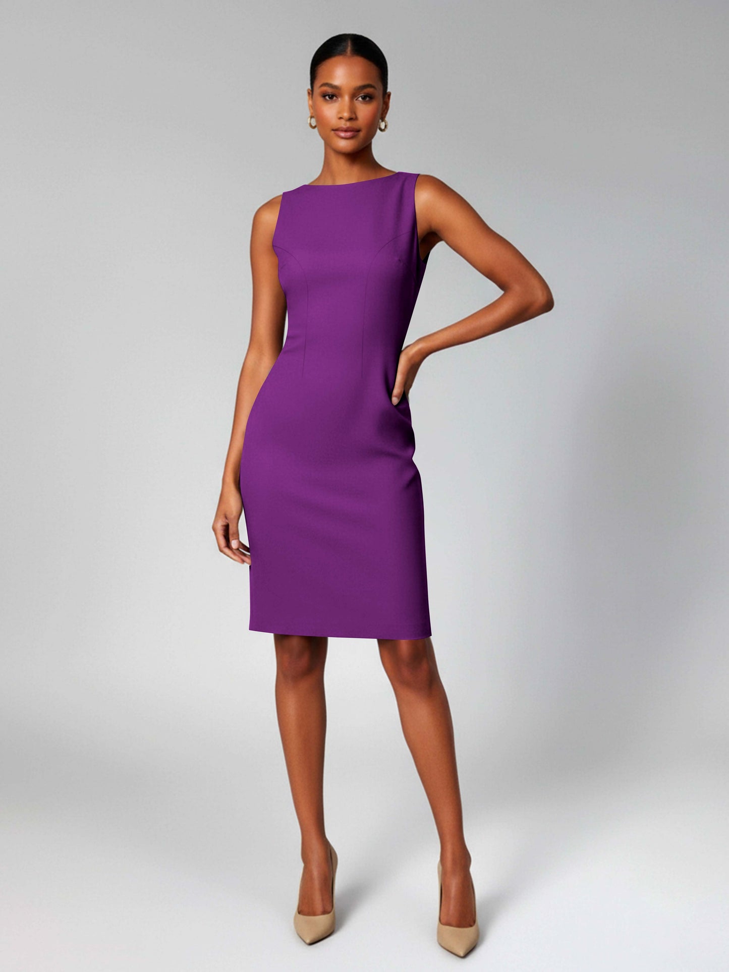Refined Women's Business Knee Length Suit Dress – Cathnina