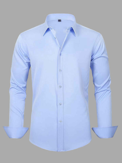 Men's Stretch Non-Iron Dress Shirt for Wedding & Prom