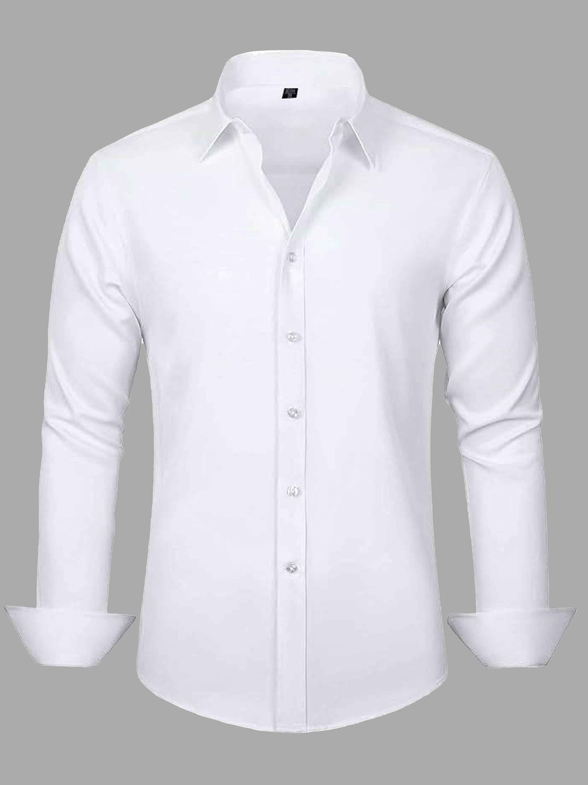 Men's Stretch Non-Iron Dress Shirt for Wedding & Prom