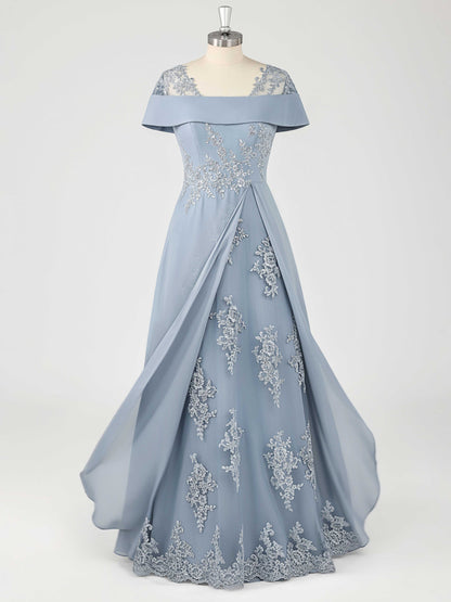 Tatiana Delicate A-Line Off the Shoulder Lace Chiffon Mother of the Bride Dresses